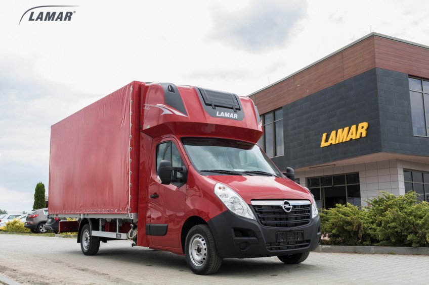 Opel Movano z certyfikowanymi zabudowami od firmy Lamar