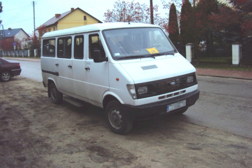 Dostawcze Daewoo Lublin robiło za szkolny autobus