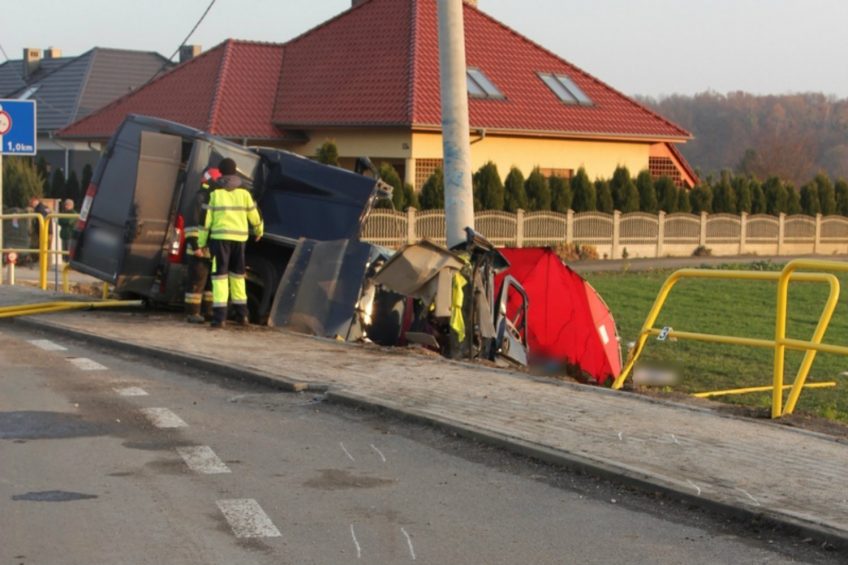 Śmiertelny wypadek w Brzegu – kierowca Ducato miał 3 promile