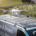 Kurierski Mercedes Vito z dronem na dachu – testy już trwają