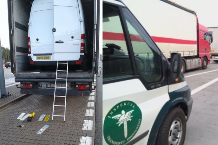 Dwa skradzione w Anglii busy przewożono litewską ciężarówką