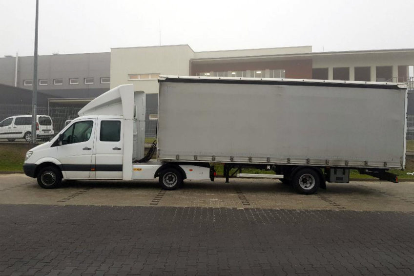 Mercedes Sprinter jako ciągnik siodłowy – dla posiadaczy B+E