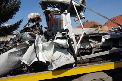 Wypadek busa na DK 92 – 2 osoby z Renault Master w szpitalu