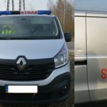 „Strażackie” Renault Trafic z kontrabandą papierosów bez akcyzy