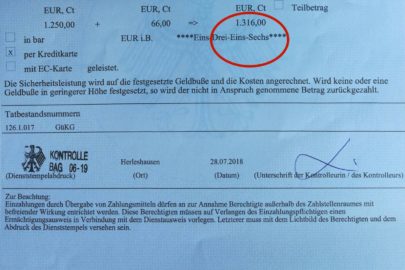 1316 euro za nielegalny kabotaż polskim busem od BAG