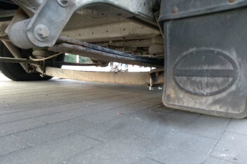 Fiat Ducato ważył 8 ton – dostawczak trafił na parking strzeżony