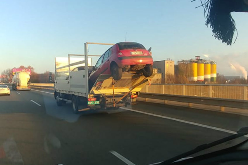 Mistrz załadunku z czeskiej autostrady D1 – zdjęcie od Bartka