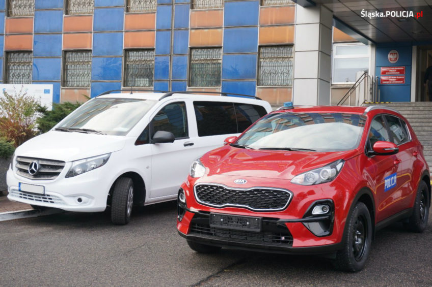 Volkswageny T6 oraz Mercedesy Vito dla śląskiej policji