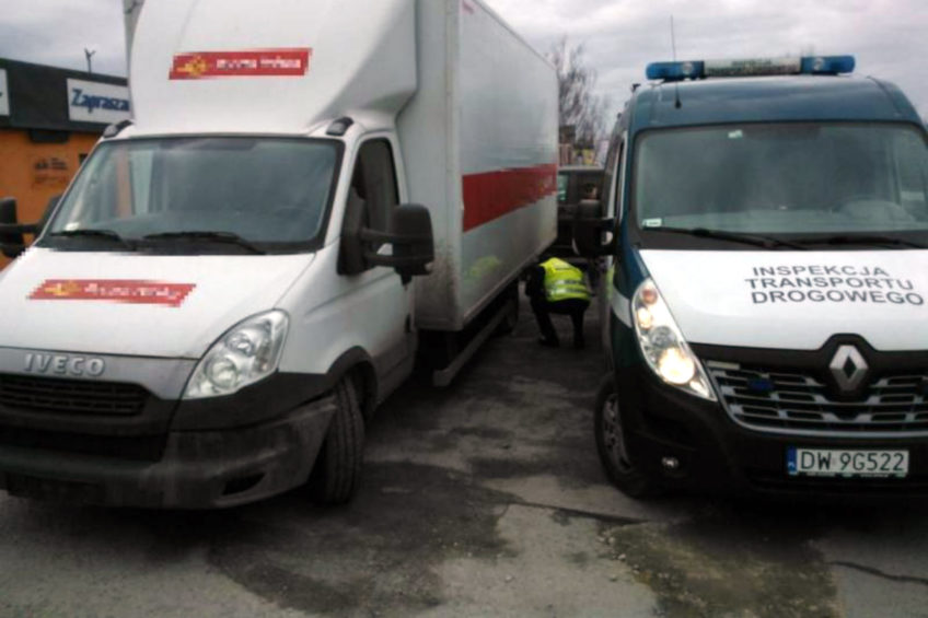 Pocztowe Iveco Daily ważyło 12 100 kg przy ładowności 480 kg