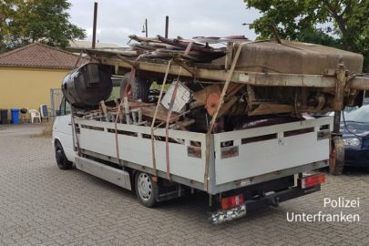 Polski Mercedes Sprinter zatrzymany w Niemczech ważył 6650 kg