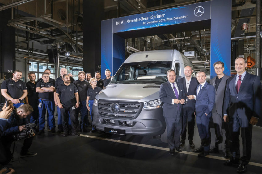 eSprinter seryjnie produkowany w fabryce Mercedes-Benz Düsseldorf