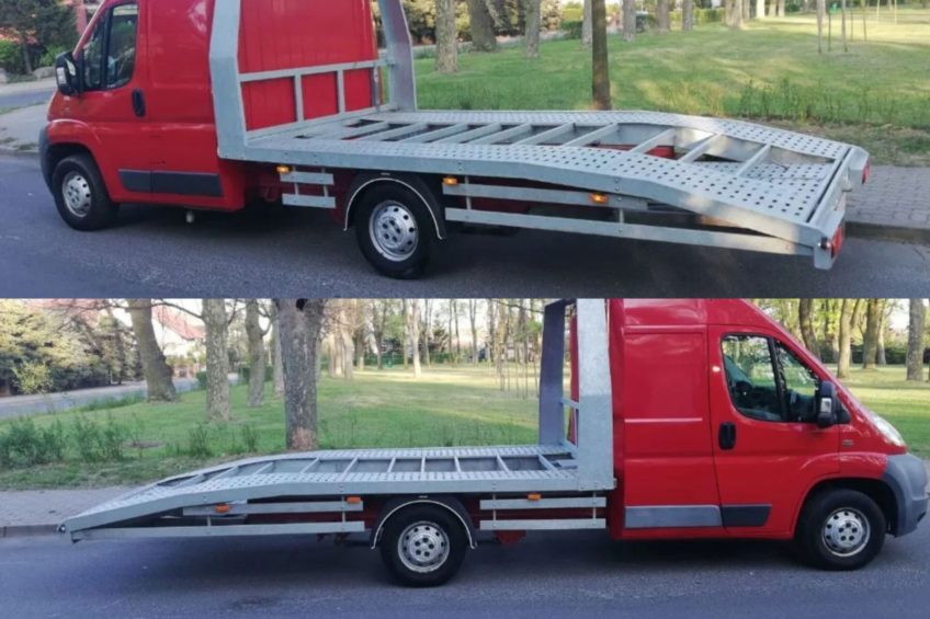Ćwierć furgon i półlaweta – do kupienia jest nietuzinkowy Fiat Ducato