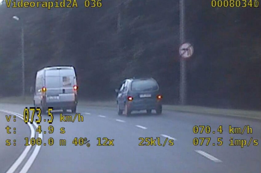 W Grudziądzu Citroen Jumper jechał za szybko – kierowca był pijany