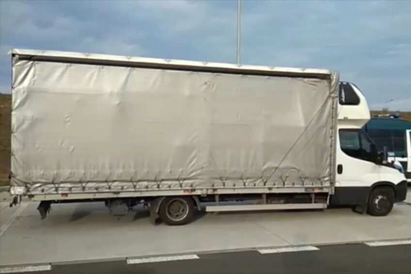 Iveco Daily z niesprawnym układem oczyszczania spalin