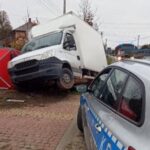 Pod Stalową Wolą Iveco Daily wjechało do rowu - kierowca zmarł