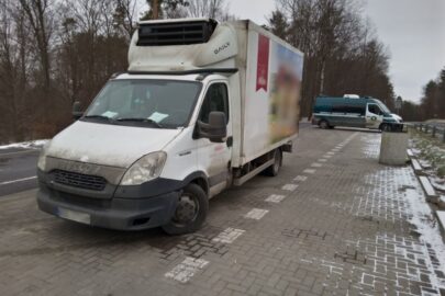 Chłodnia z 3500 kg DMC przewoziła 4200 kg mrożonek