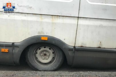 Nieusłuchany kierowca Iveco Daily z mandatem 2050 zł