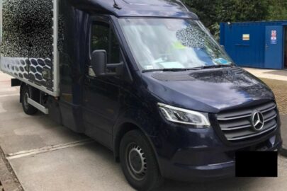 Mercedes Sprinter z Polski ważył 4500 kg – 90 kg ładowności