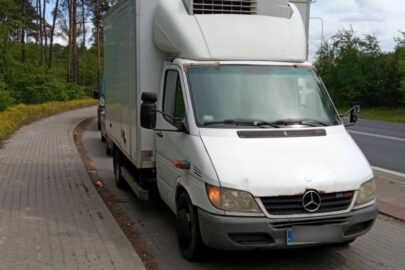 Sprinter 616 CDI zarejestrowany powyżej 3500 kg a kierowca miał B