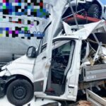 Zmiażdżony przez ciężarówkę bus na niemieckiej A4 – kierowca zmarł
