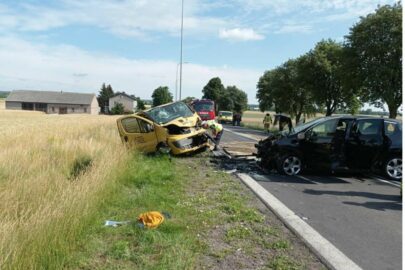 Peugeot 3008 uderzył w Renault Trafic – nie żyje 8-letnie dziecko