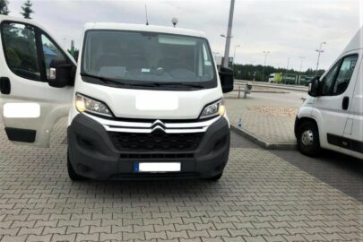 Skradziony Citroen Jumper zatrzymany w Olszynie