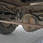 Stabilizator na trytytkach a na najeździe minikoparka