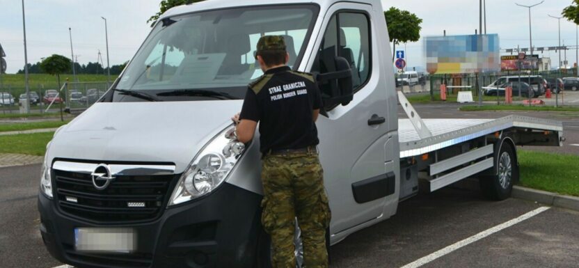 Opel Movano z podrobionym numerem VIN zatrzymany w Medyce