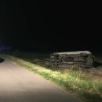 VW LT potrącił policjanta. Kierowca pod wpływem środków odurzających