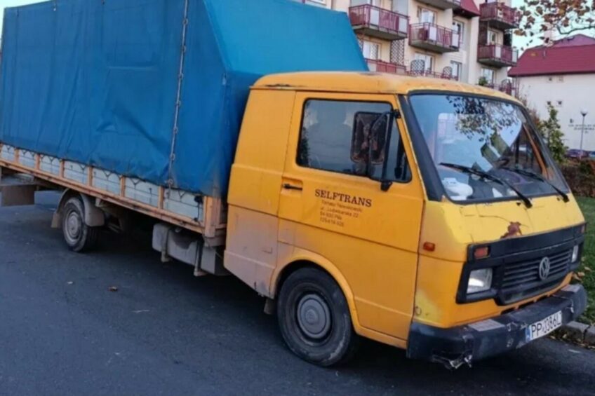 VW LT z 1994 roku na międzynarodówkę 10 EP z windą