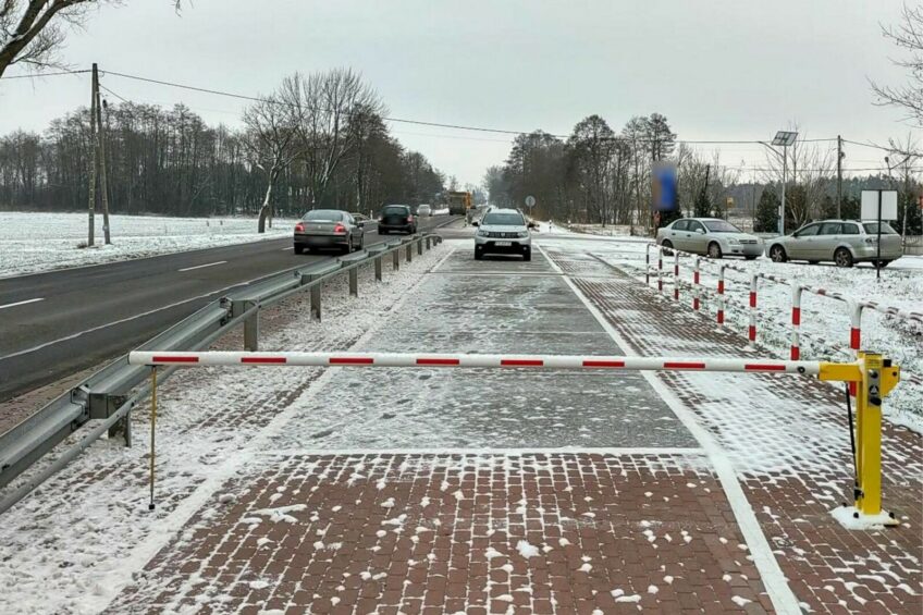 Zmodernizowany punkt wagowy ITD na DW 473 w Domaninie