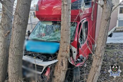 Pijany kierowca Ducato wjechał w drzewa – w busie zostawił syna
