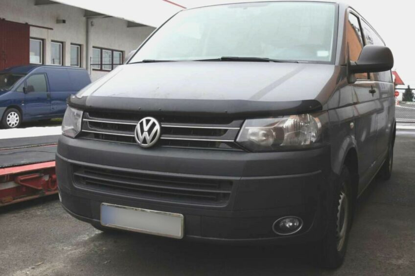 VW Transporter z przebitym numerem VIN zatrzymany w Korczowej