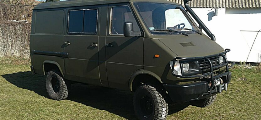 Wyprawowy Lublin 4x4 z napędami od Patrola i oponami 31 cali