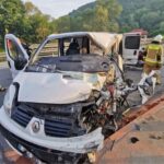 Wypadek na DK 19: przewożony busem motocykl przygniótł kierowcę