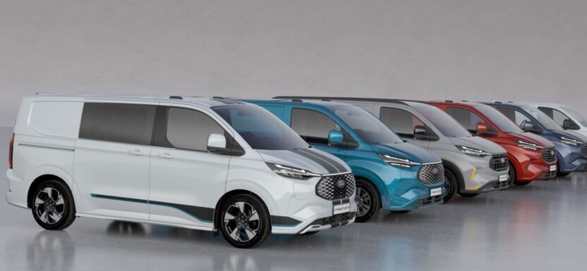 Ford Transit Custom z hybrydą 2.5 PHEV i dieslami o mocy do 170 KM
