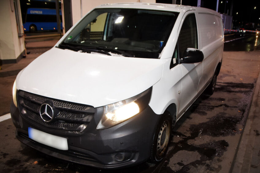 Skradziony Mercedes Vito W447 odzyskany w Medyce