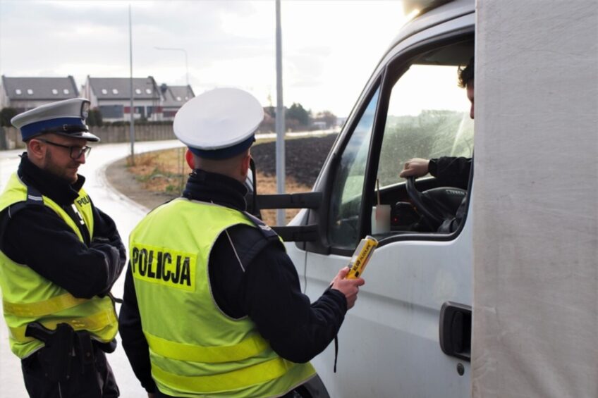 Kierowca Sprintera wpadł podczas akcji „Alkohol i narkotyki”