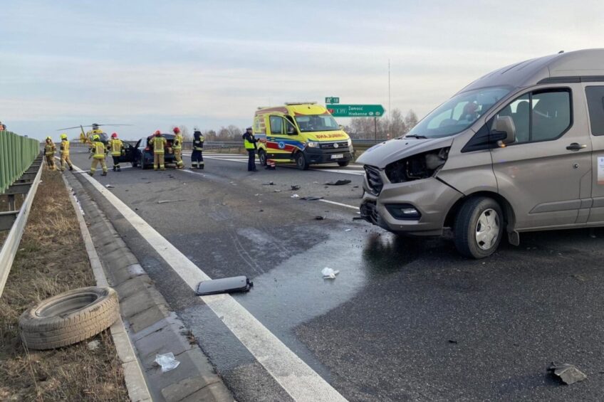 Pijany kierowca minibusa spowodował śmiertelny wypadek na S12