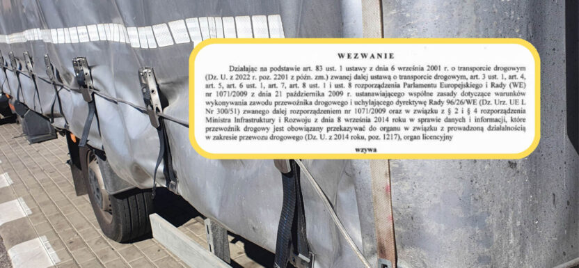 GITD wysyła wezwania do przewoźników. Tylko 21 dni na odpowiedź