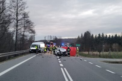 Kierowca Transita nie mógł nic zrobić. Tragiczny wypadek na DK 19
