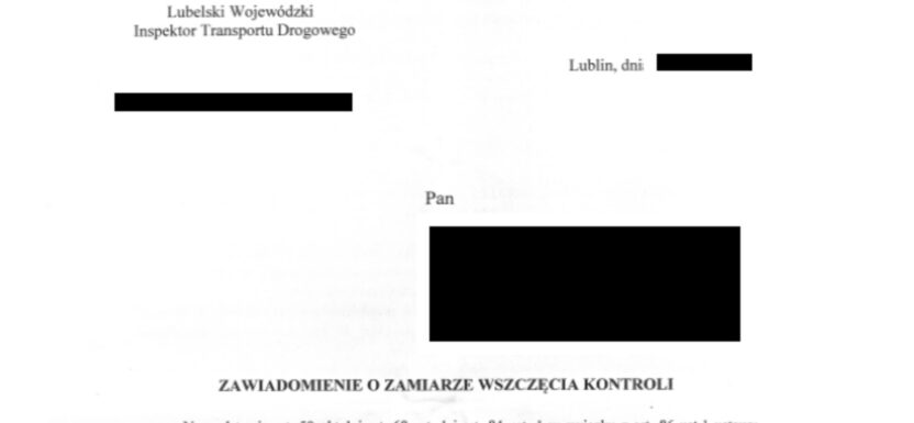 ITD kontroluje przewoźników z Lubelszczyzny