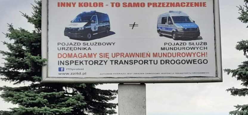 Inspektorzy ITD chcą przywilejów jak funkcjonariusze policji