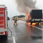 Renault Master niemal doszczętnie spłonęło na autostradzie A4