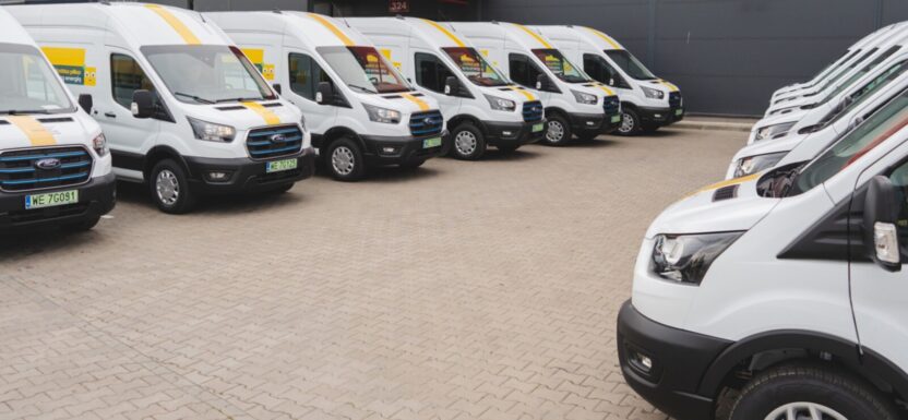 1000 elektryków we flocie InPost. Większość z nich to E-Transity