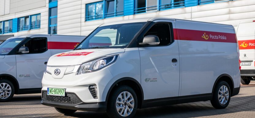 Maxus e-Deliver 3 - elektryczne vany we flocie Poczty Polskiej