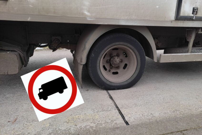 Kwestia znaku B-5 na przykładzie przeładowanego Iveco Daily