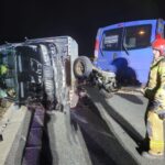 Renault Trafic z lawetą zablokował autostradę A4