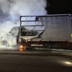 Bus z Polski spłonął na niemieckiej autostradzie A4 pod Jeną