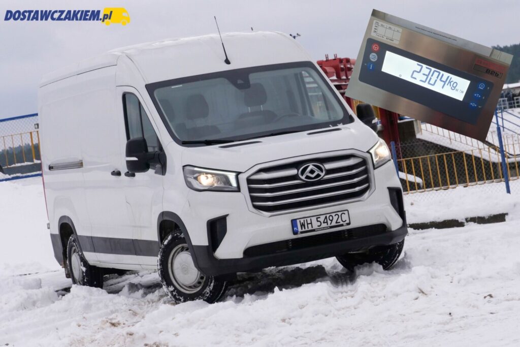 Maxus Deliver 9 2.0 TCDI test spalanie ładowność